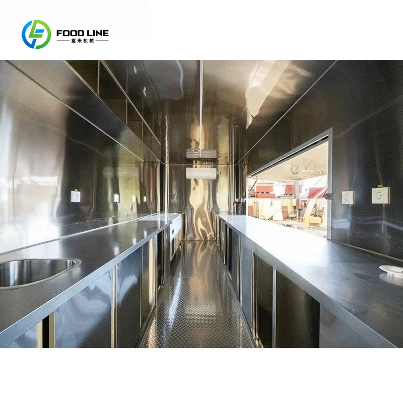 Carrello per il gelato Carrello per alimenti Forniture per hotel Prodotti per ristoranti Rimorchio da palcoscenico mobile Rimorchio per alimenti Attrezzatura per la ristorazione - immagine 6