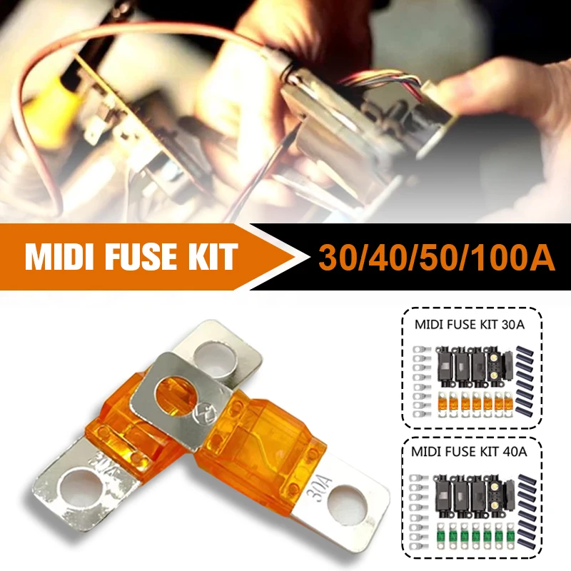 

Ans Fork Bolt Fuse Seat 30/40/50/100 Amp Fuse Box For Redarc Bcdc Double Battery 32v Bolt Automobile Fuse Seat Car Accessories