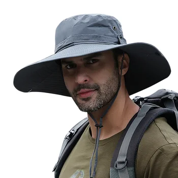 Sun Hat Wide Brim UV Protection Foldable Bucket Hat for Fishing Hiking Camping 12CM Brim 5