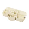 New 360° Rotating Makeup Brush Holder Cosmet Storag Box Luxury Makeup Organiser Lipsticks Make Up Container Vanity Organizer Bo 3