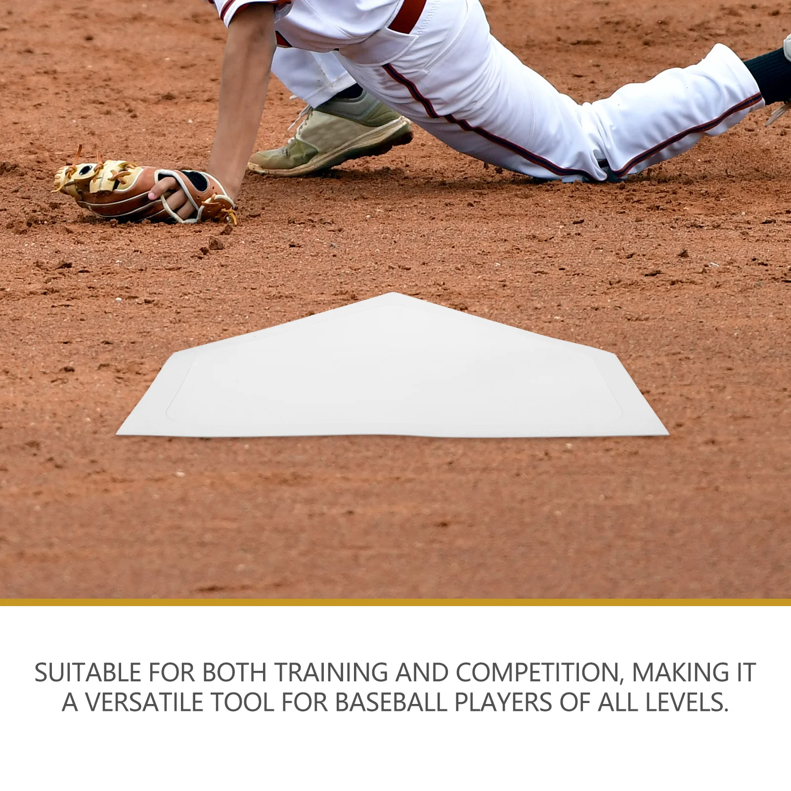 Baseball Home Plate Training Marker Baseball Pitcher Training Board Equipment Triangle Flat Landmark