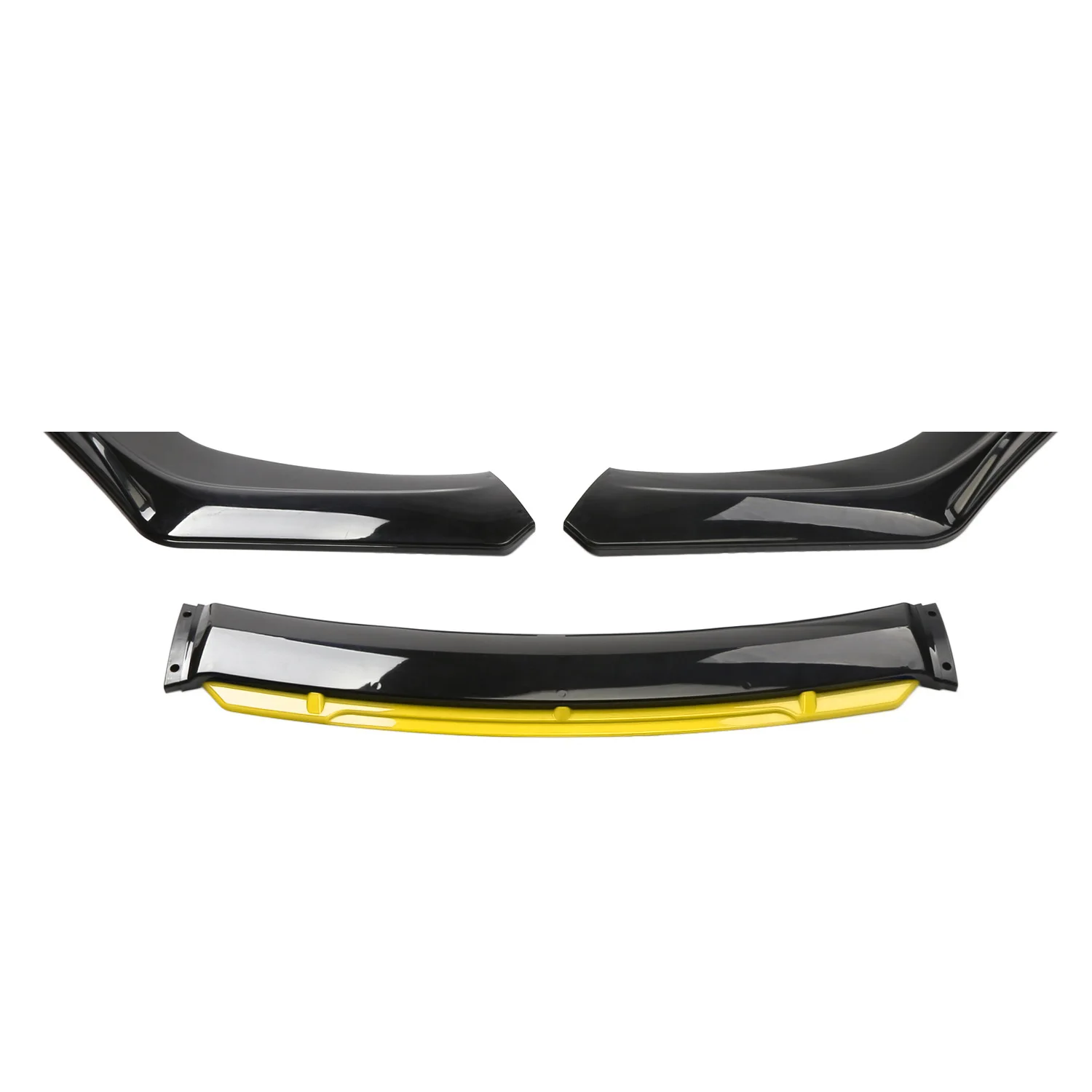 Car Front Bumper Lip Body Kit General 3-section Front Shovel Automobile 4-section With lip Surrounding Bumper auto exterior parts