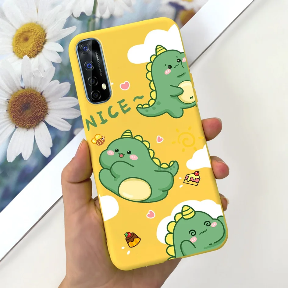 Lovely Astronaut Dinosaur Soft Silicone Phone Case Cover