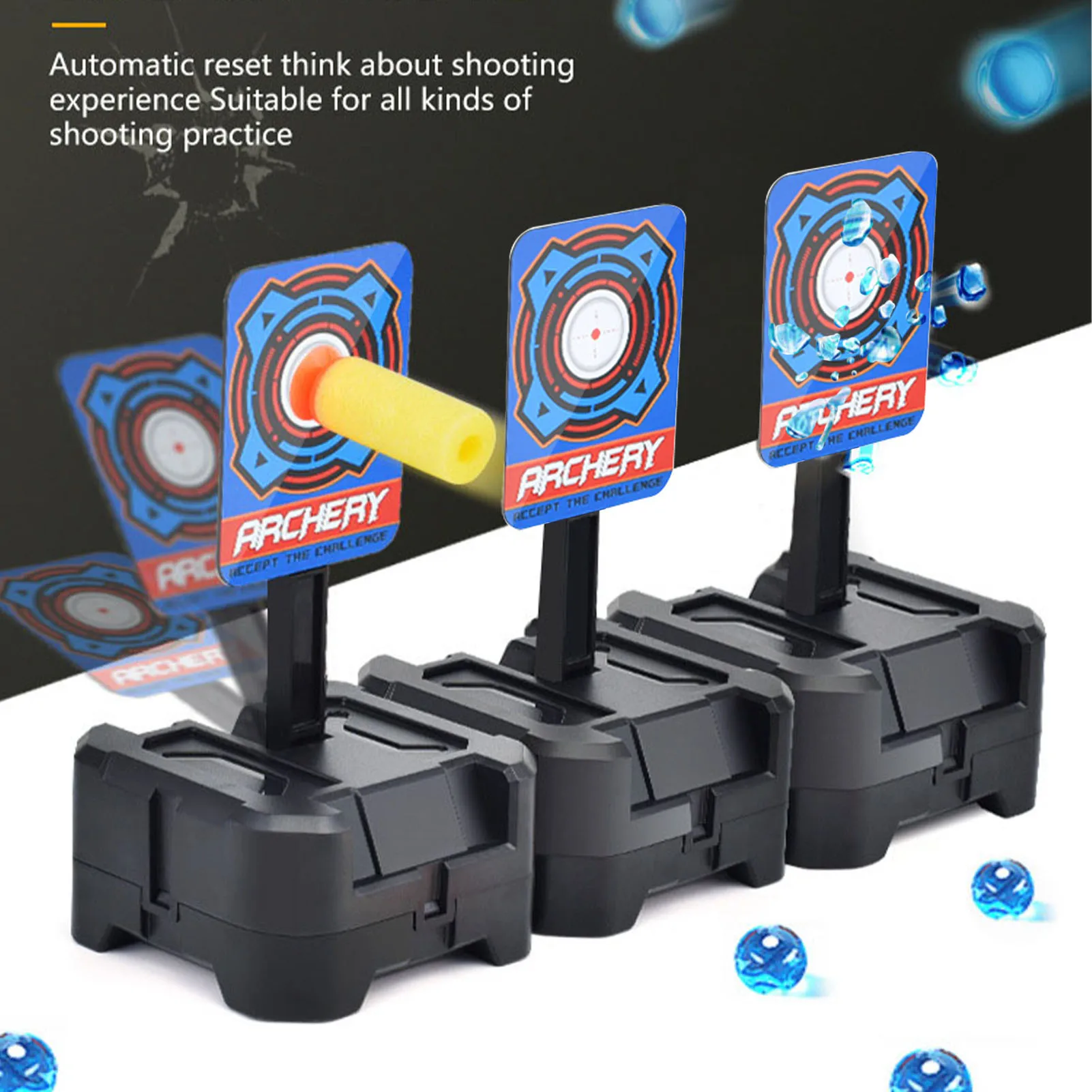 

Auto Reset Scoring Shooting Target For Nerf Guns Soft Bullets Kids Shooting Game Toys Gun Accessorie Children Boy Toy Gifts