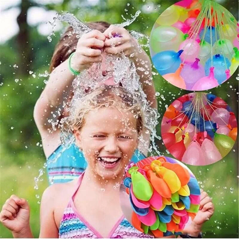 111pcs Summer Water Balloons Toys for Children Adults Outdoor Water Game Pool Games Beach Party 2