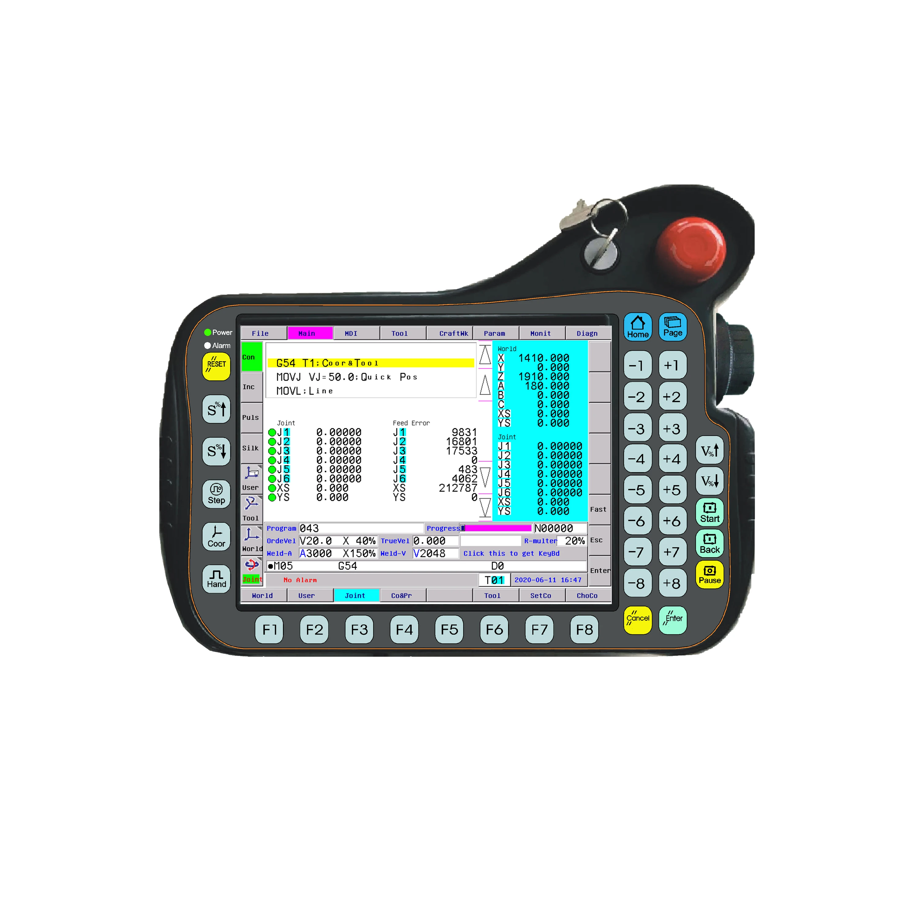 

6 Axis Industrial Robotic Arm Controller High-effective Programmable for KUKA Ab Robot Retrofitting Polishing Welding Robot