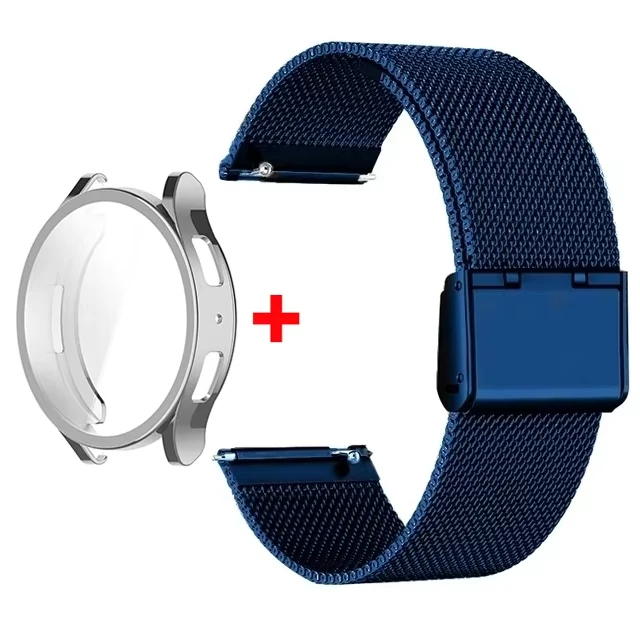 Premium Steel Mesh Milanese Loop Band with Protective Case