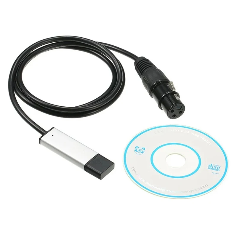 DMX512 USB DMX адаптер интерфейса светодиодный контроллер освещения сцены к адаптеру |