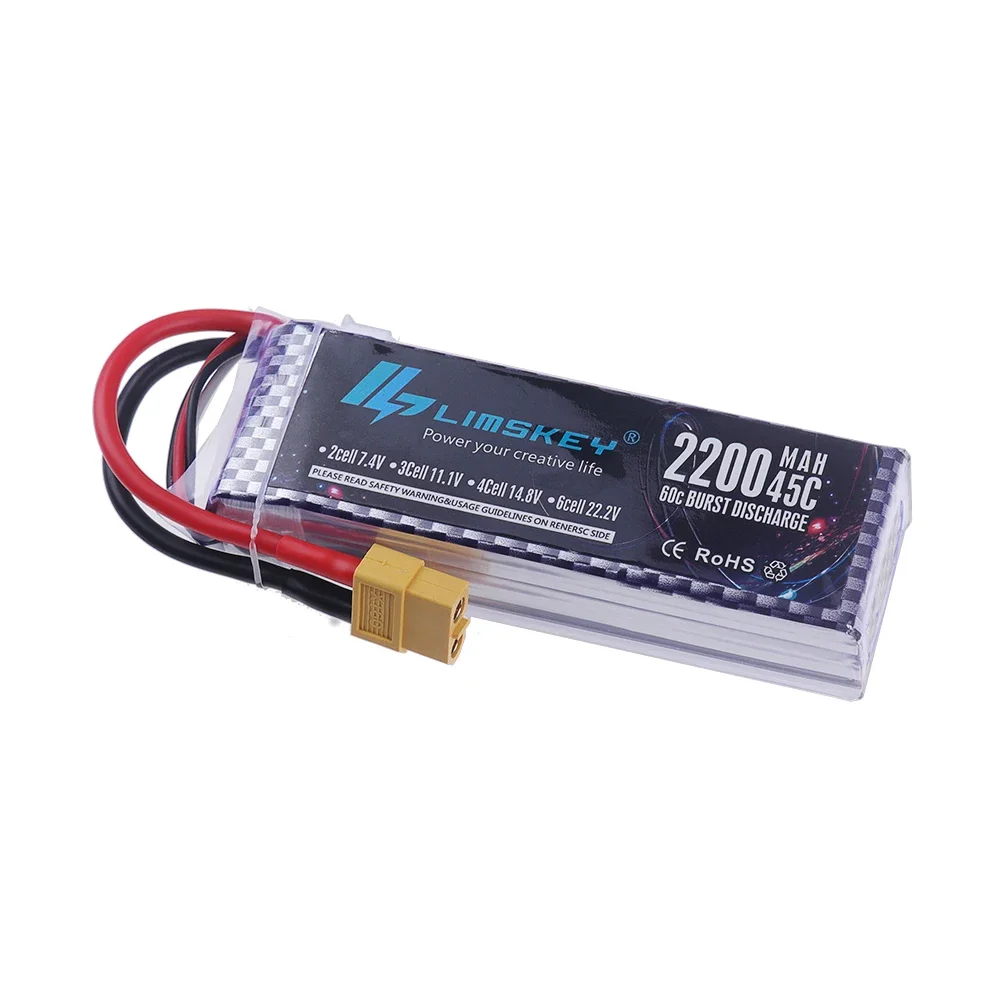 Batterie LiPo 3S 11.1V 1500mAh 20C XT60/T/JST/XT30 pour RC