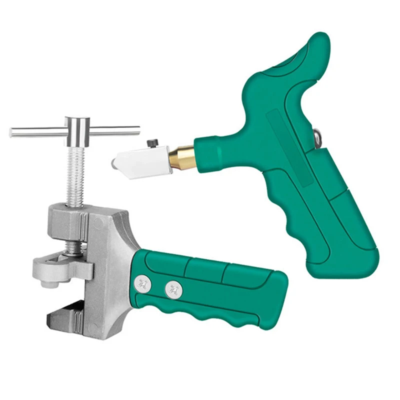 Professional Glass Cutter Cutting Tools Diamond Glass Tile Cutting Tool Manual DIY Tile Tool Set Construction Glass Cutter Tile Glass Cutter Tile Cutting Tool