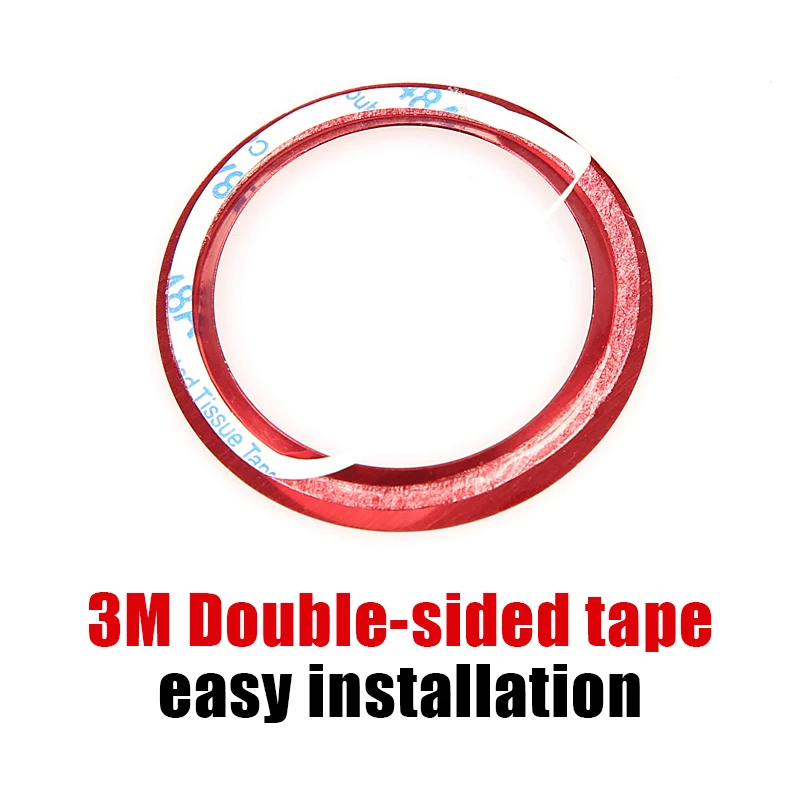 Hybrid Car Engine Start/Stop Button Ring Cover Circle Case