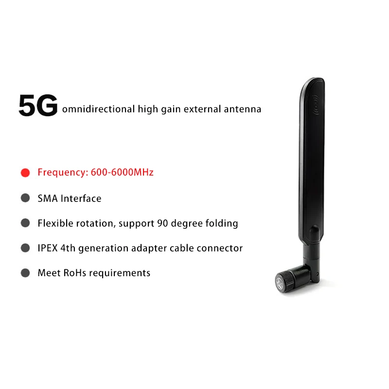 Antenna Omnidirezionale 5G Per Modulo Quectel Rm500Q-Gl Simcom Sim8202G-M2 Sim8200Ea-M2 Huawei Mh5000-31 Airprime Em9190 5G