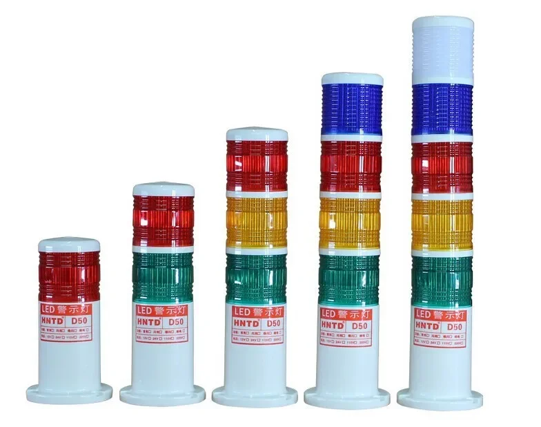 3-colors-Industrial-Signal-Tower-Safety-Stack-Alarm-Light-lamp-LED-Red ...