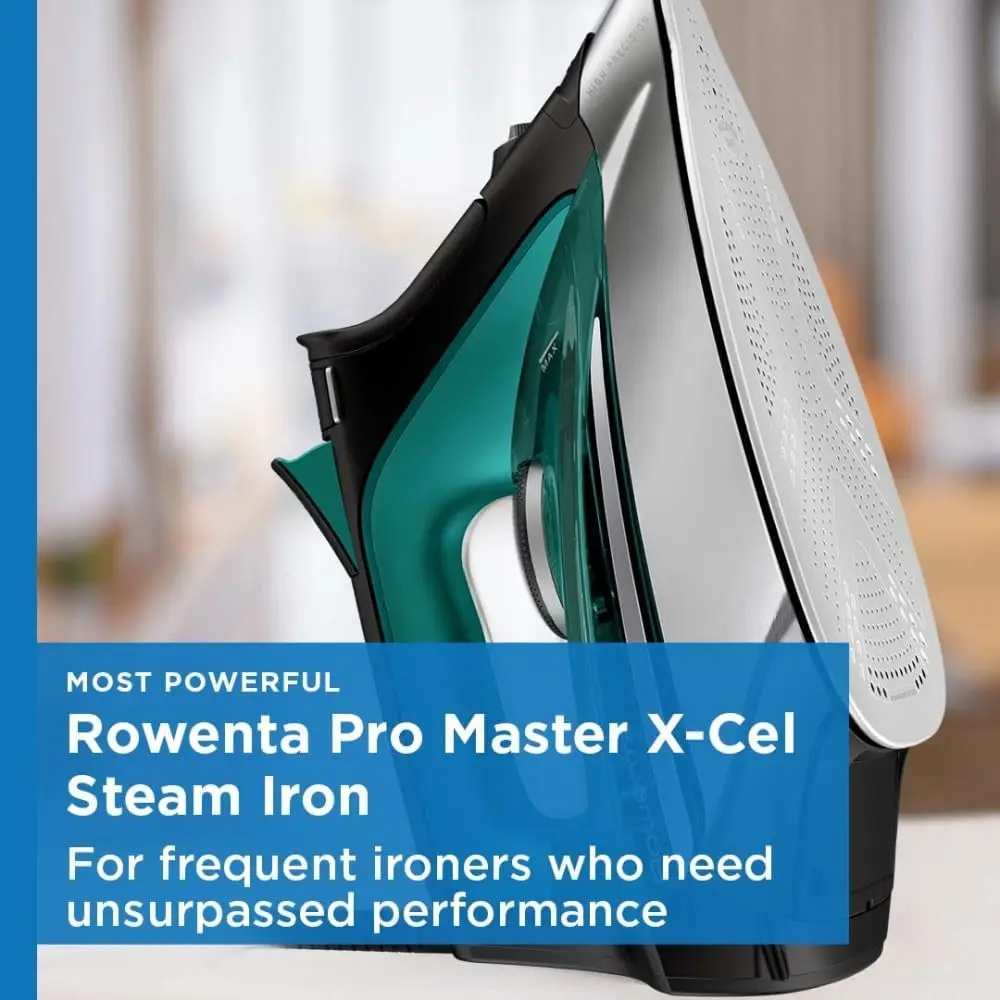 Stainless Steel Soleplate Steam Iron for Clothes, 210 g/min, 400 Microsteam Holes, 1775 Watts, Auto-Off, Ironing 2