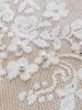 1pc Luxury Tulle For Living Room Embroidery Floral Pattern Faux Pearl Decor Single Panel Sheer Curtain 3
