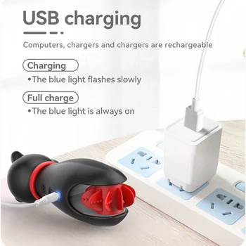 2in1 Sucking And Licking Vibrator Nipple And Clitoris Stimulator 10 Modes Fast Orgasm Couple Adult Massager Sex Toys For Women 5