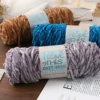 2pcs X95g Knit Yarn Velvet Yarn Polyester Thick Yarn for Knitting Estambre Para Tejer 1