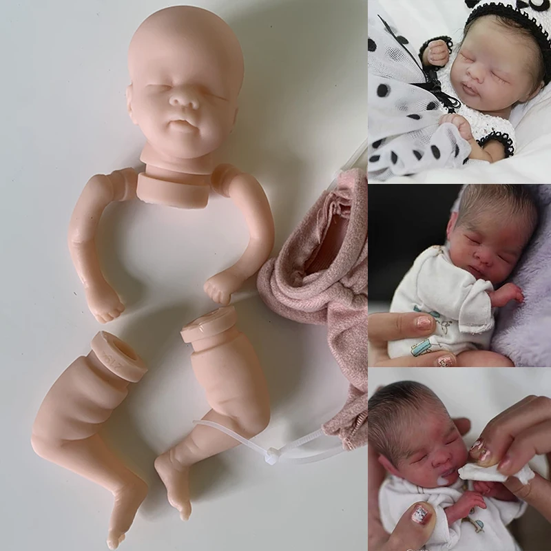 

8inch Mia Mini Reborn Doll Kit Handy Doll Fresh Color Unfinished Doll Parts with Body