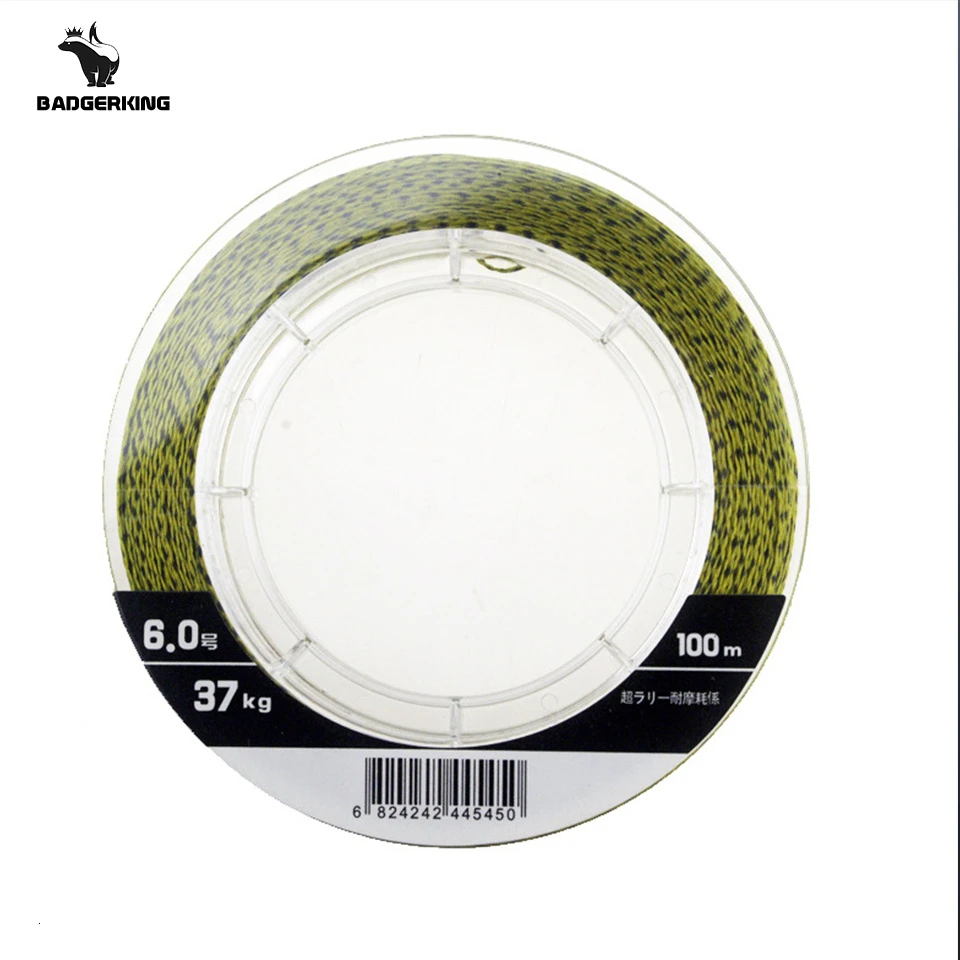 100m PE braided fishing line Camouflage multifilament line braid line