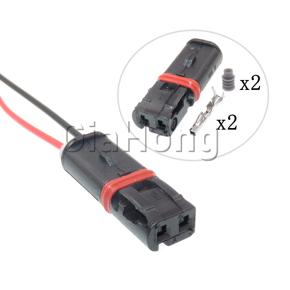 

1 Set 2 Ways 872-406-501 Automobile Starter Electric Cable Socket Car Waterproof Plug Auto Plastic Housing Sealed Connector