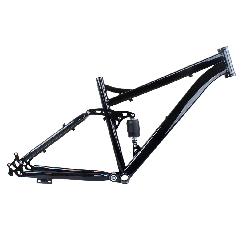 Shock-absorbing Frame For Mountain Bike MTB Disc Brake High Carbon Steel Modified Bicycle Parts 26 in