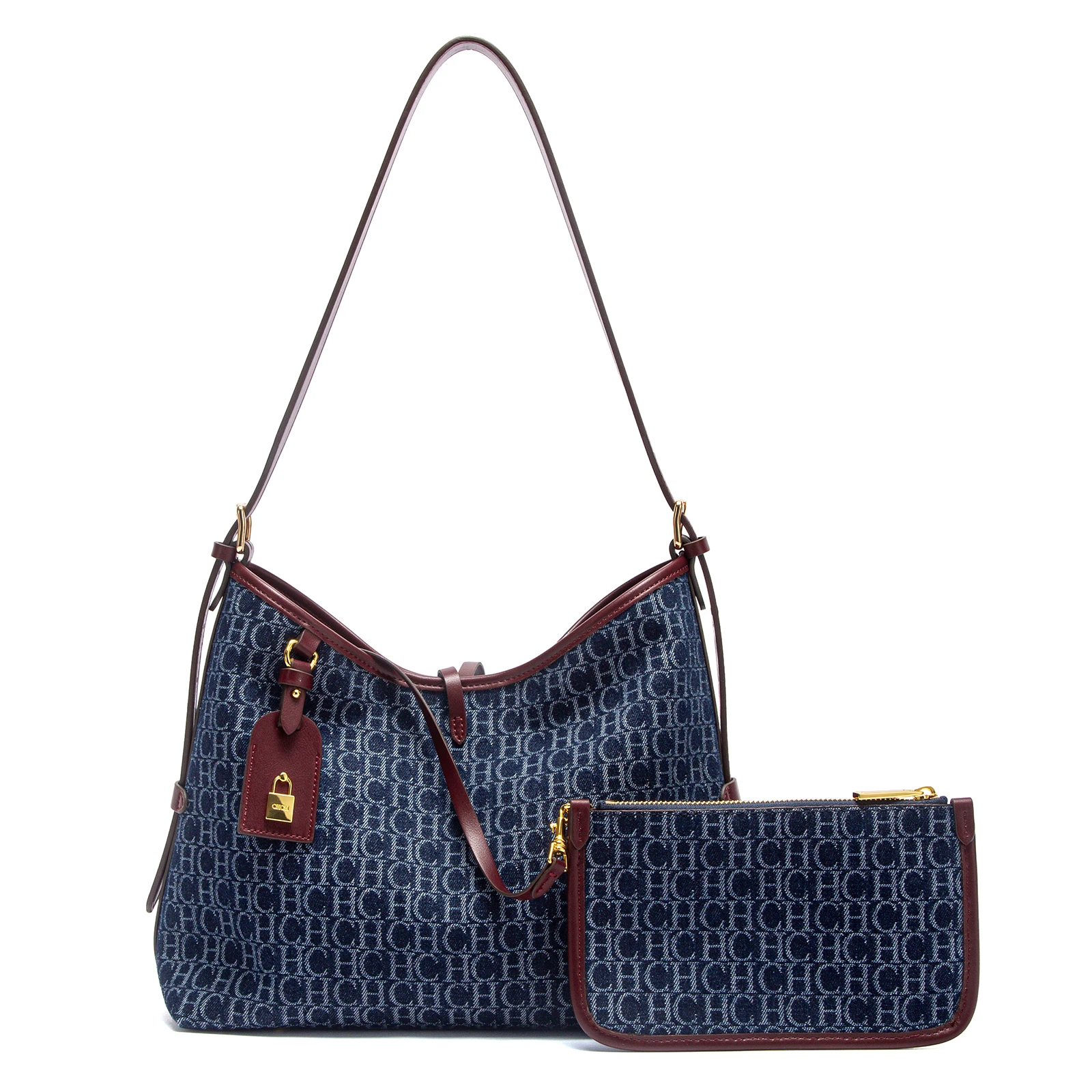 Women's Tote Bag 2025 New Wine Red Mother and Child Bag Leisure Vacation Handbag 1