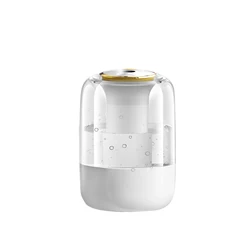2.2L Ultra - Quiet Home Air Humidifier with Dual Nozzles and LED Night Light (WHITE)