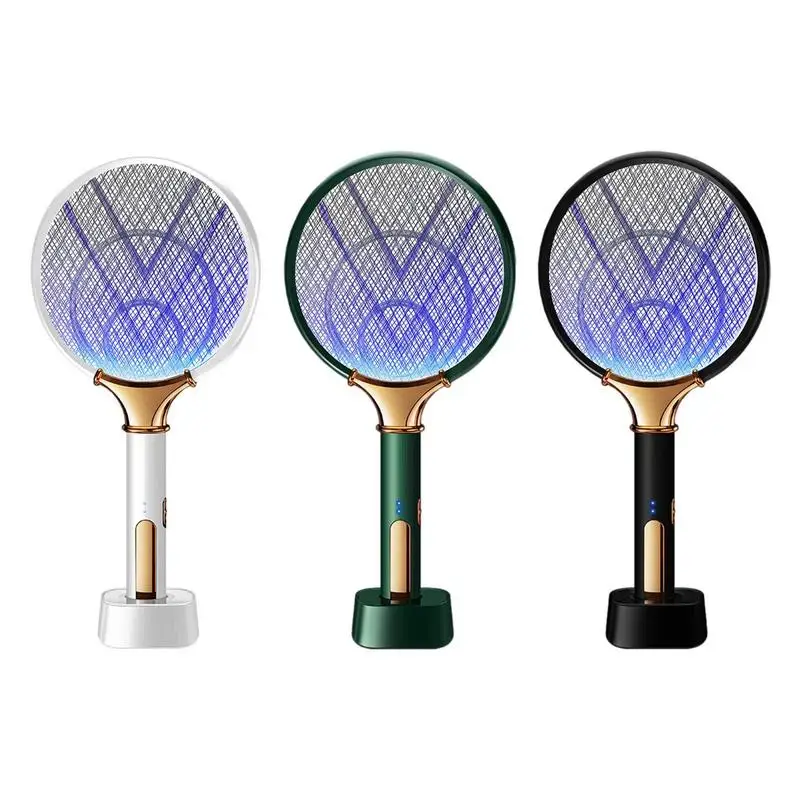 Electric Fly Swatter Electric Fly Trap Fly Zapper 3000V Zapper Fly Swatter Electric Fly Catcher Fly Zapper Racchetta Con Luce A Led