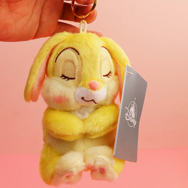 14cm Kawaii Disney Bambi Thumper And Miss Bunny Keychain
