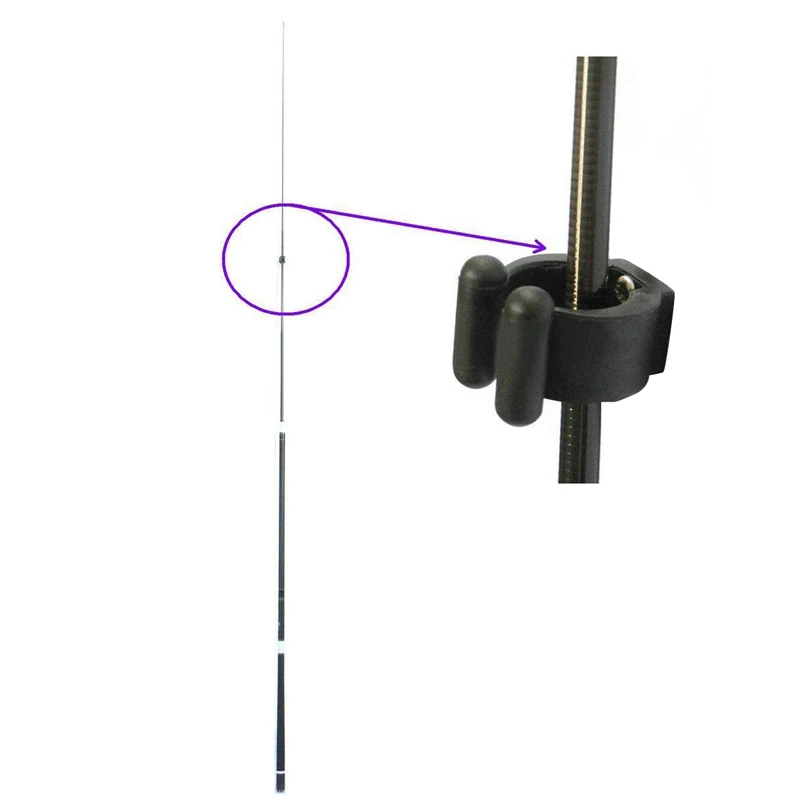 20 Pieces Rod Storage Clips, Pole Holder Storage Rack 17mm 