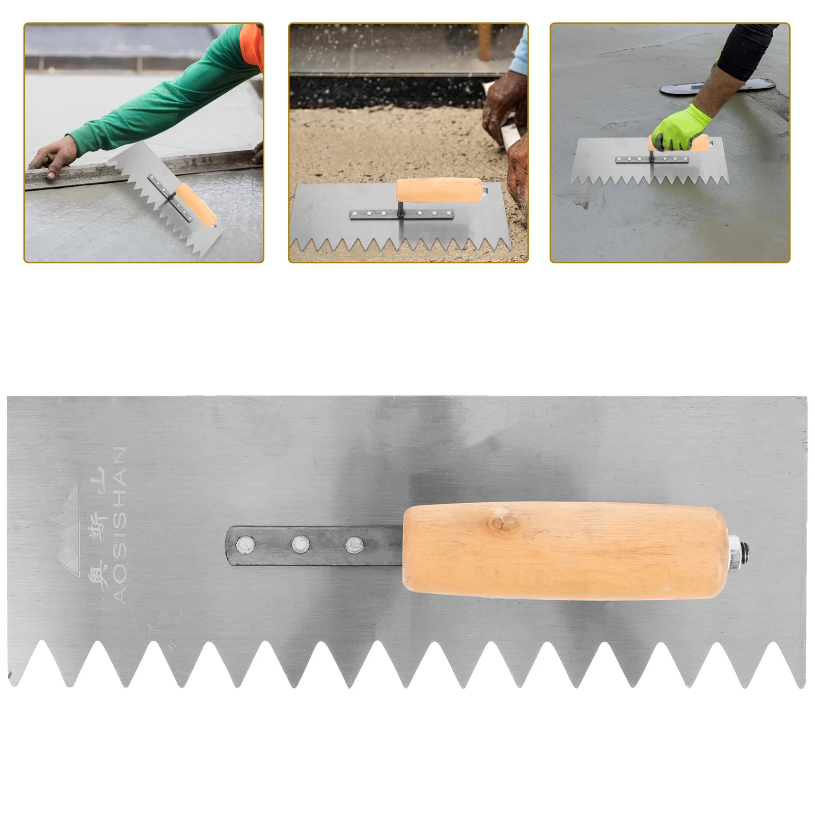 

Scraper Tool Plasterboard Concrete Power Trowel Garden Trowels Hand Masonry Wood Handle Heavy Duty