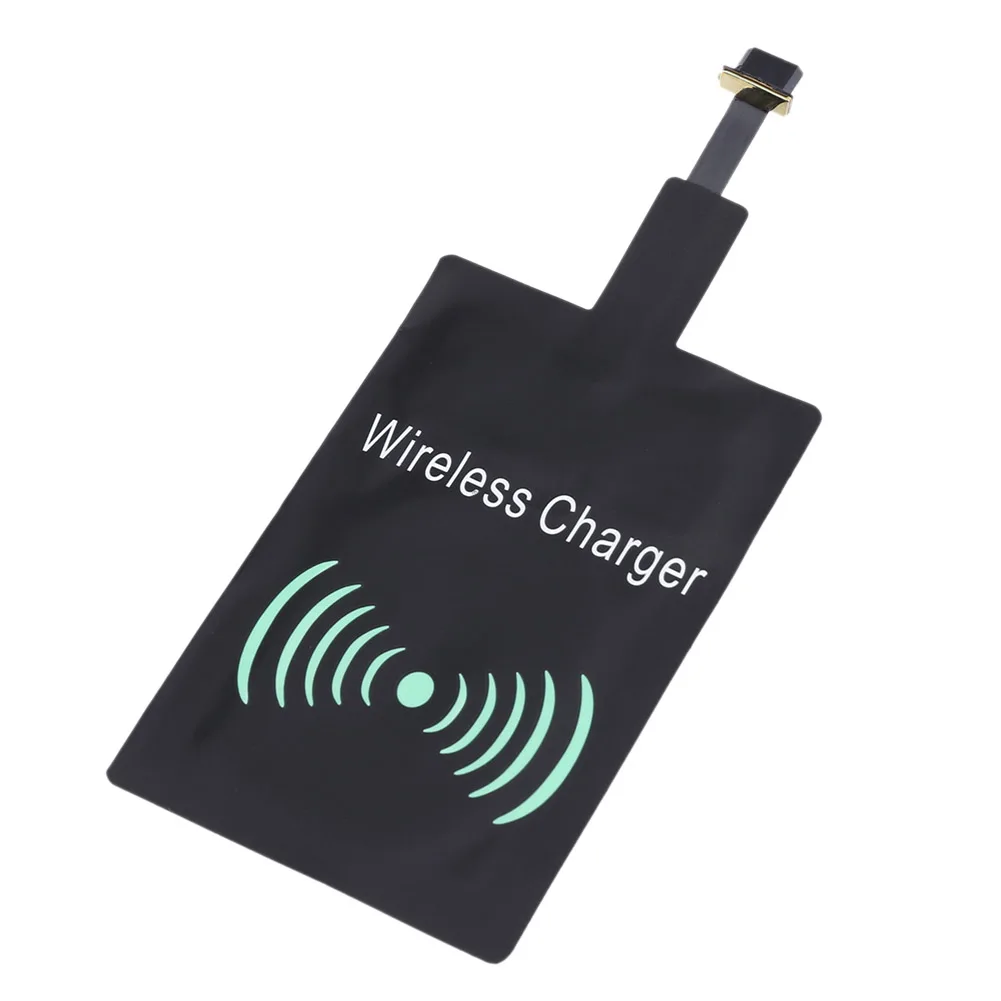 USB Wireless Charger Universal USB Qi Wireless Charger Adapter Pad for Android Charging Receiver for Travel Business Use Convenience Tool