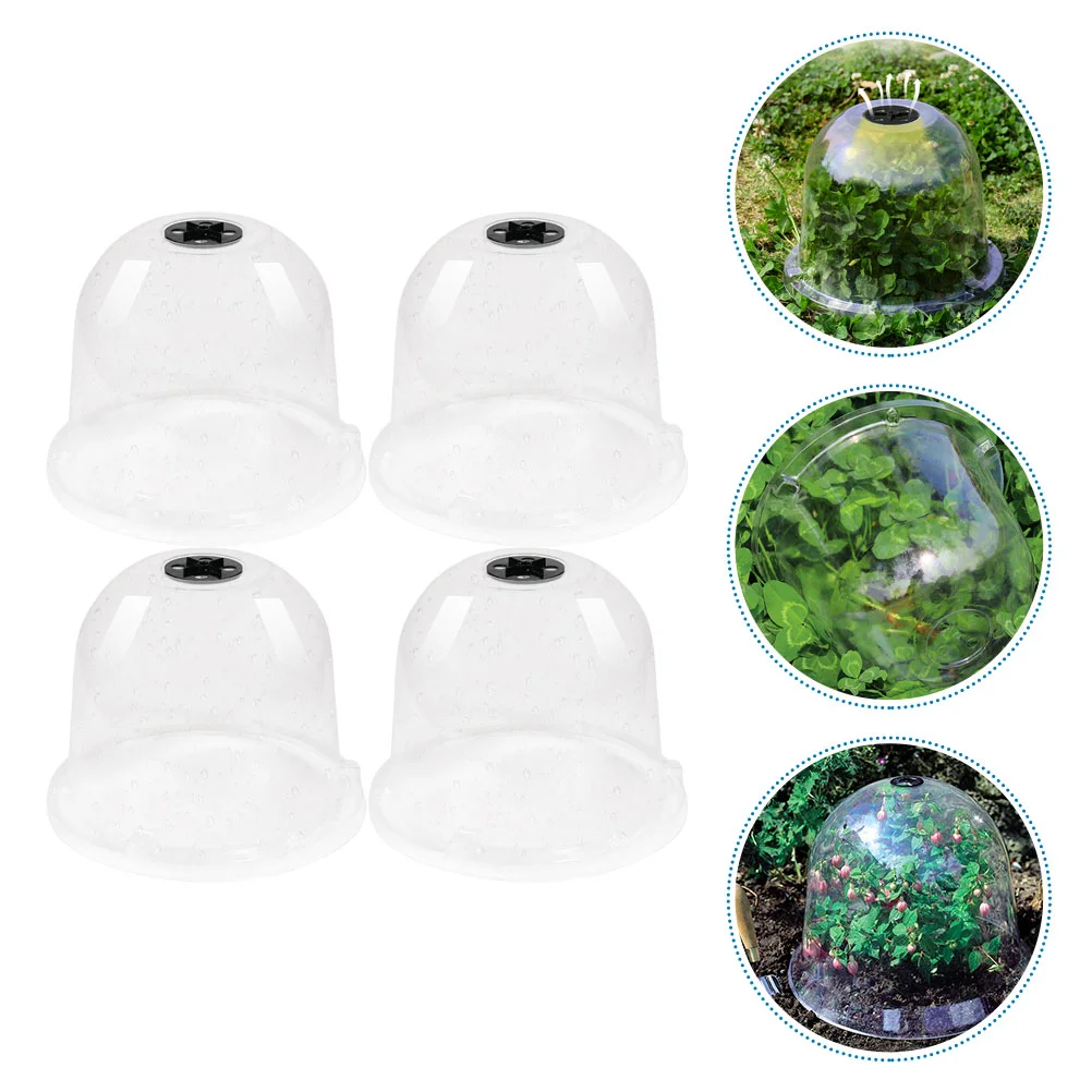 Lot De 10 Cloches Pour Jardin Dôme D'Humidité En Plastique Réutilisable - Protection Gel & Limaces