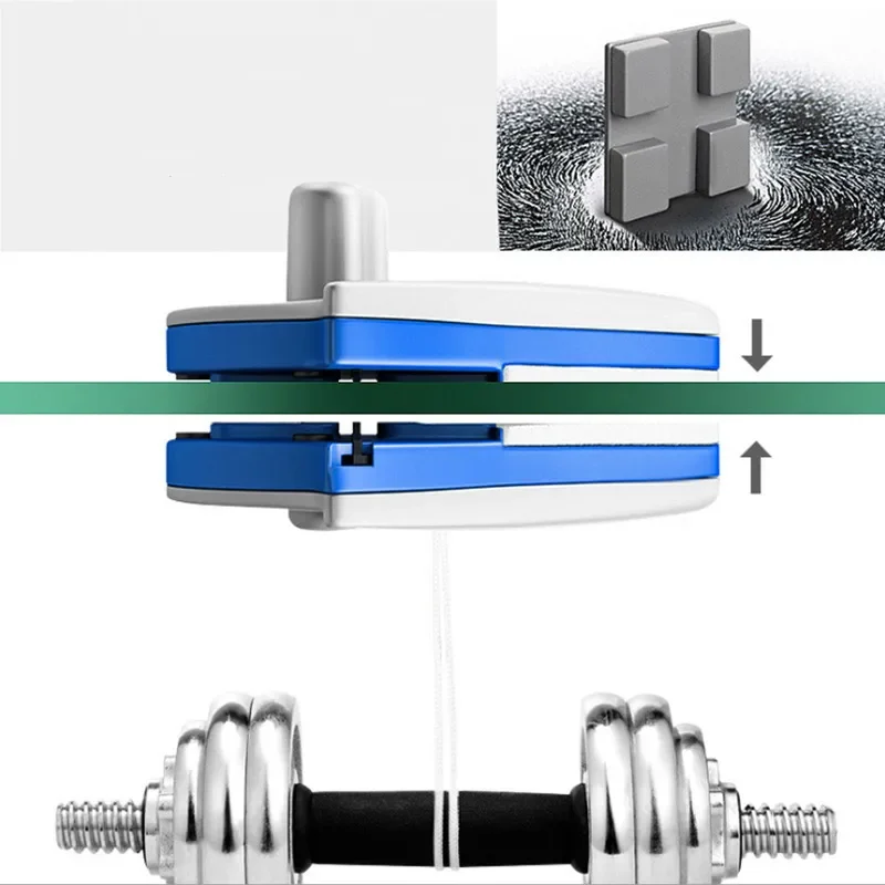 Magnetic Window Cleaner Brush Clean Double-sided Crystals Squeegee Household Cleaning Tool Equipment Tools Accessories Home window cleaning brush,window cleaner