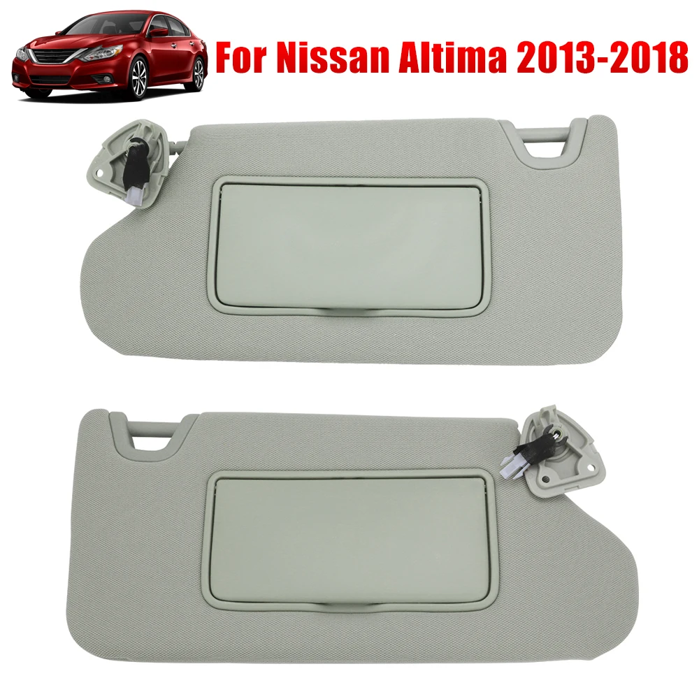 

Sun Visor With Light For Nissan Altima 2013-2018 96401-3TA2A 96400-3TA2A Sunvisor Sunshade Panel Driver Passenger Side Sunshield
