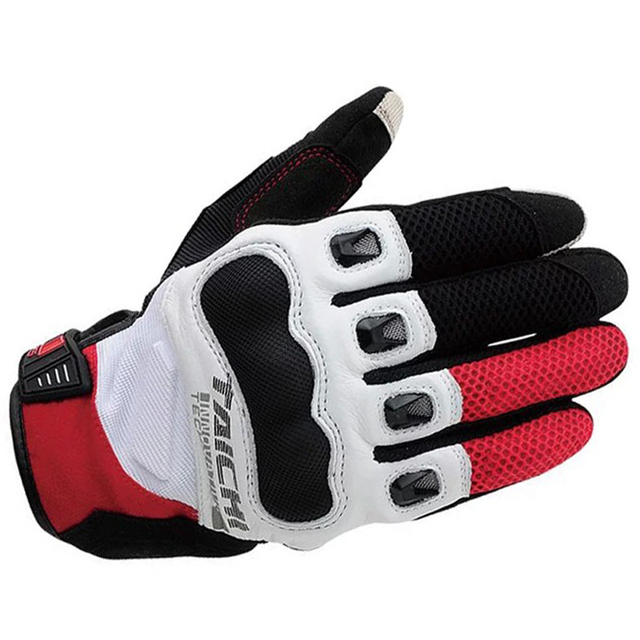 Touch Screen Motorcycle Full Finger Knight Riding Gloves Summer Mesh Motobike Gloves Racing Guantes Moto Size S M L XL