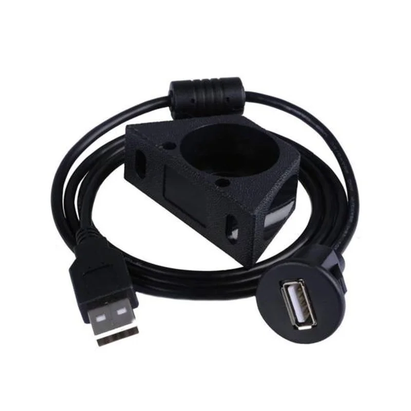 Cabo Impermeável do Painel com Tampa e Suporte Blindado para Carro Macho para Fêmea Painel de Montagem Nivelada Usb 3.0 Usb 2.0 - Imagem 4