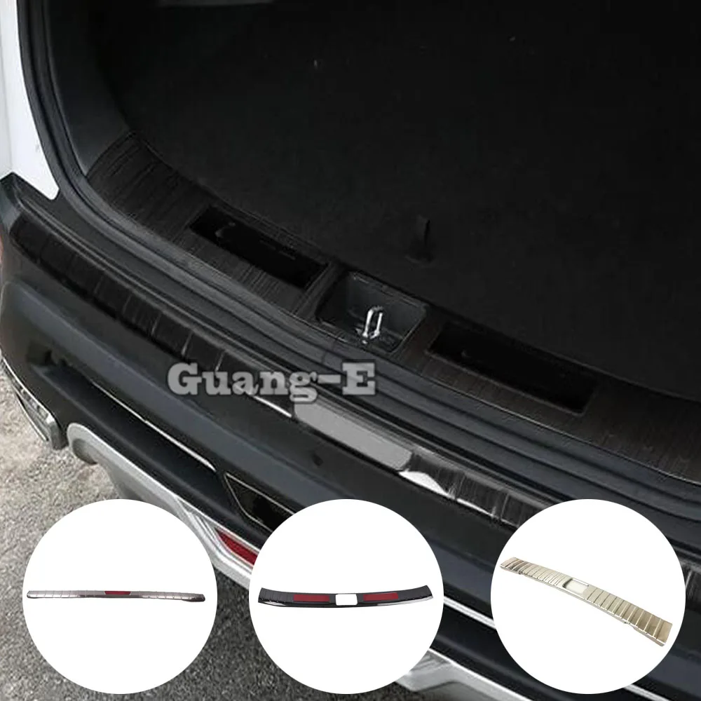 

For Hyundai IX35 2018 2019 2020 Car Cover Outside Inside Inner Rear Back Bumper Tailgate Pedal Strip Trim Plate Lamp Threshold