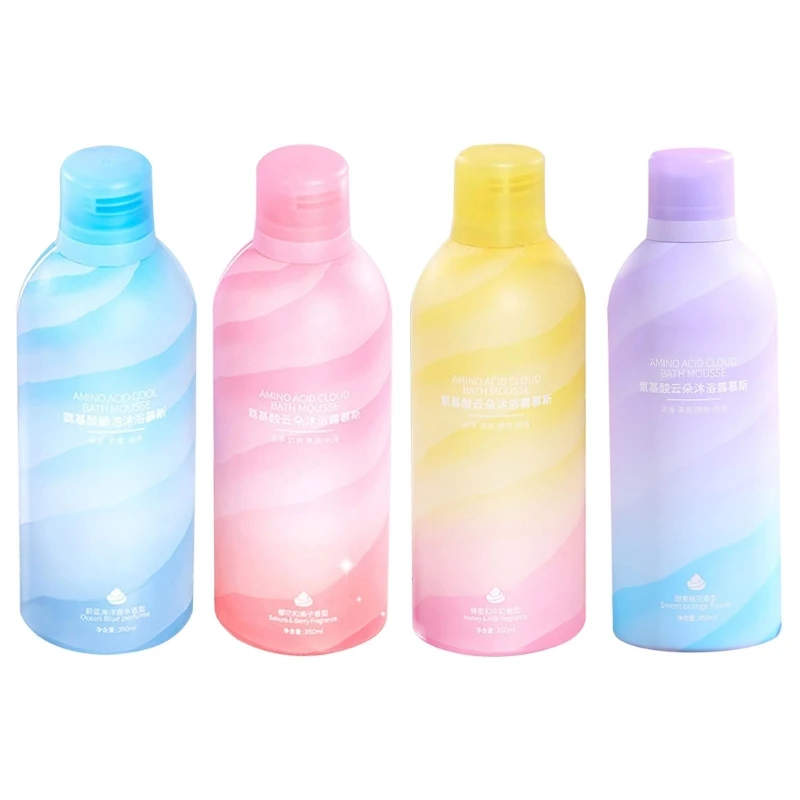 Large-capacity Amino Acid Mousse Shower Gel Lasting Fragrance Refreshing Moisturizing Body Wash Family Large Bottle 350g