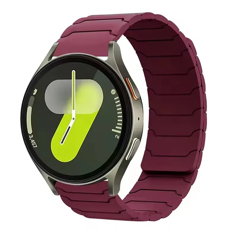 Premium 20mm Magnetic Loop Silicone Watch Band – Universal Fit Bracelet