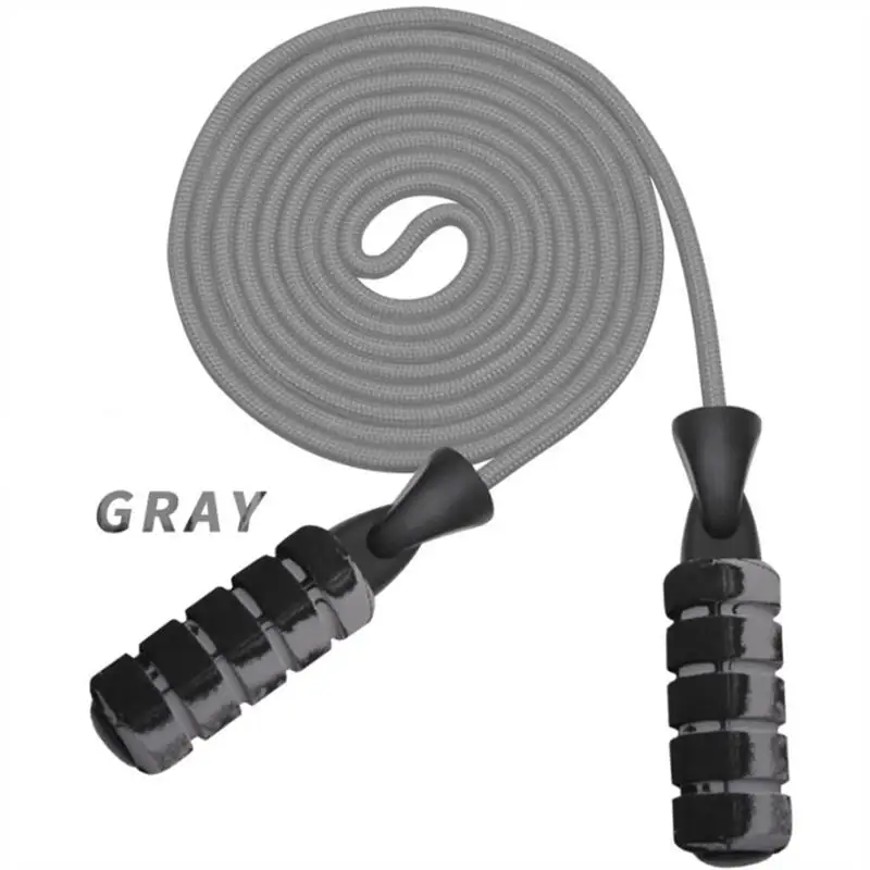 חבל קפיצה מתכוונן לקרוספיט בוקס חבל דילוג כבד עם ידיות פום לאימוני כושר ואימוני עמידות