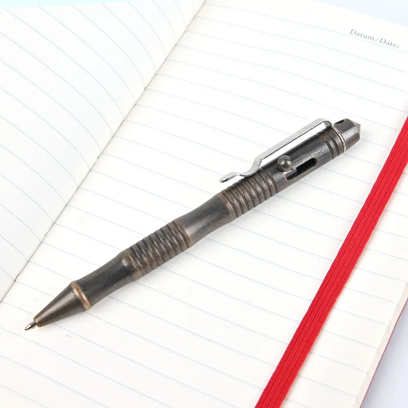 

Шариковая ручка, ручная работа, латунная, тактическая, подарочная ручка в деловом стиле подписи