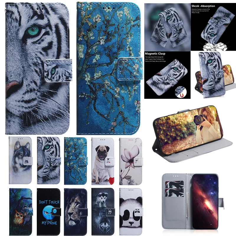 Stylish Painted Flip Magnetic Phone Case – Premium Protection & Elegance