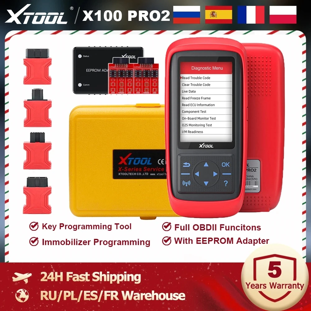 Xtool X100 Pro2 Auto Key Programmer Reset Ecm & Immobilizer Car