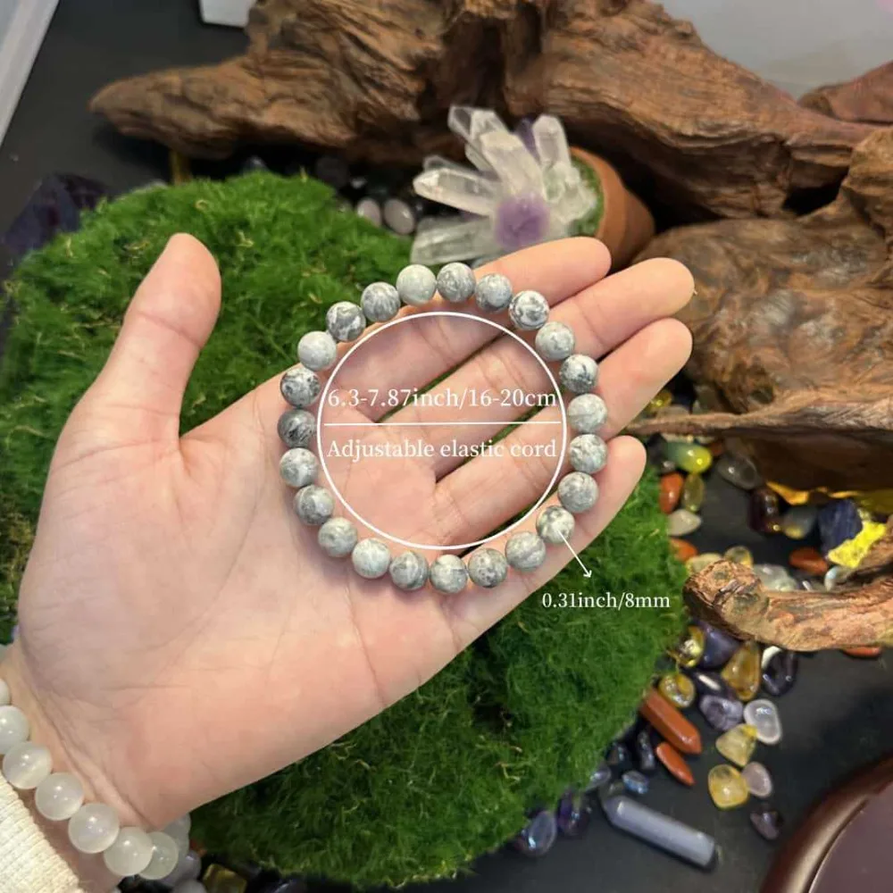 Natural Stone Beads Bracelet For Women Men Amethysts Crystal Quartzs Agate Tiger Eye Elastic Bangles Reiki Healling Jewelry Gift