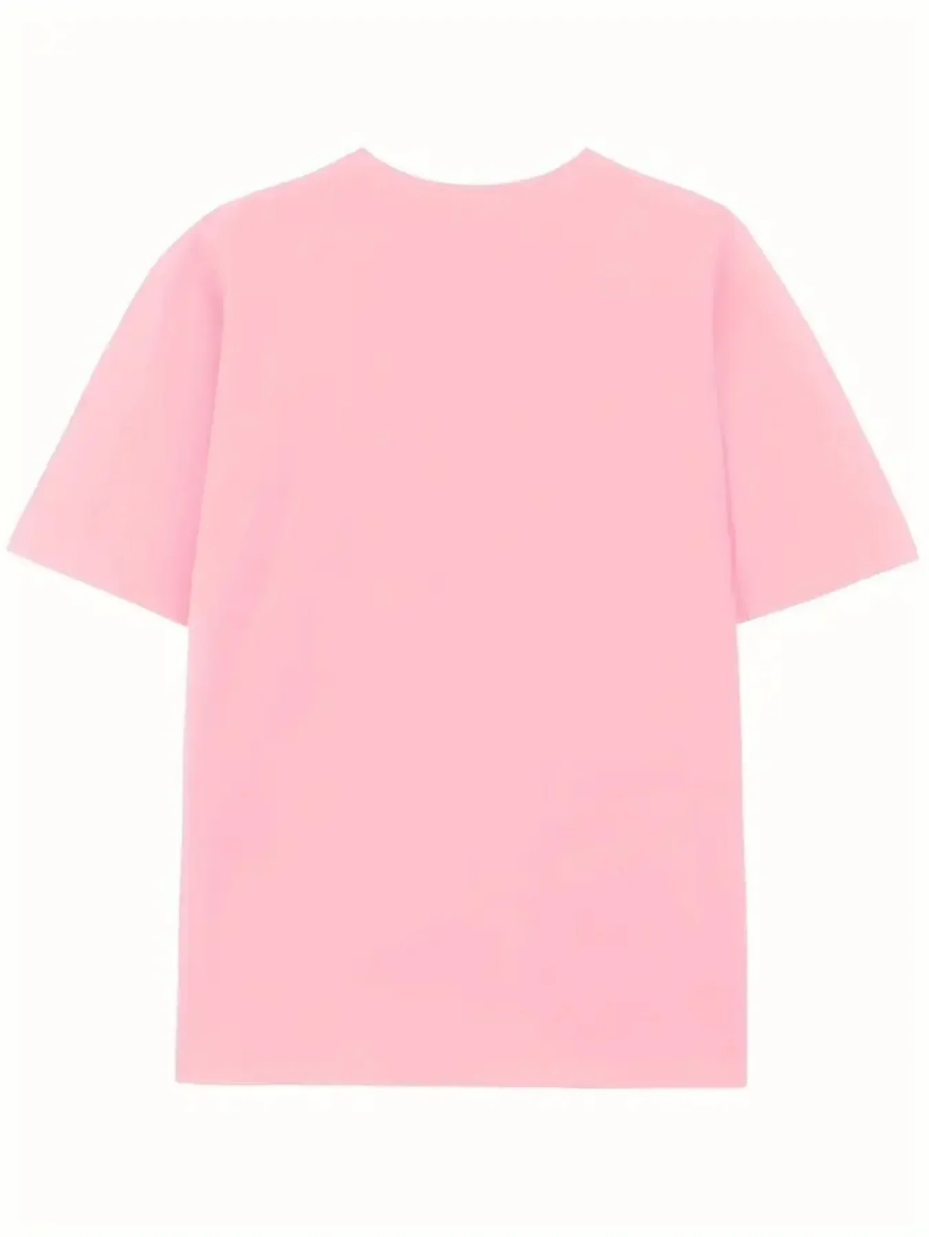 Girls' K-POP T-shirt with Idol Print 100% Pure Cotton Summer Children's Casual T-shirt Fashionable K-pop Style Short Sleeve. - 2