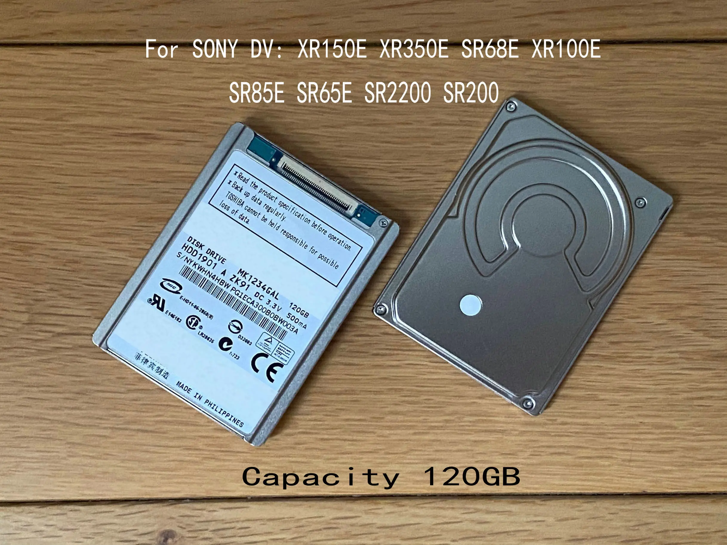 1.8インチhddハードディスクドライブ,ce,zif,120GB,mk1234gal