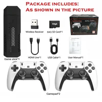 La console de jeux vidéo X2 Pro comprend plus de 50 000 jeux vidéo rétro intégrés et plus de 40 émulateurs, compatible avec PS1/N64/DC. 6