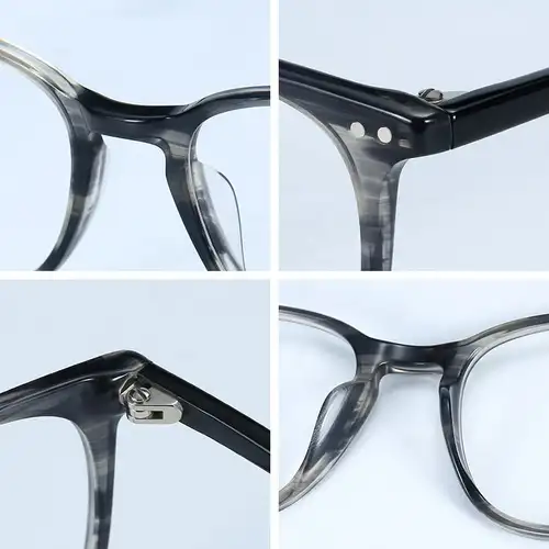 ZENOTTIC Casual Square Optical Prescription Eyeglasses Frames Unisex Ultralight Acetate All Day Comfort Spectacle Frame - Image 6