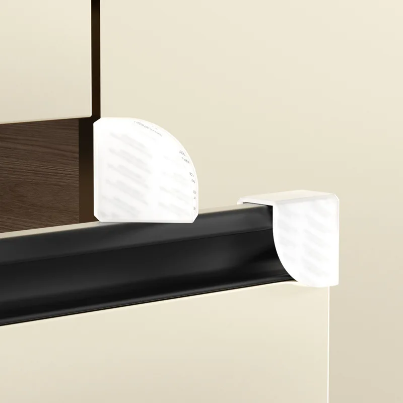 2pcs Baby Silicone Anti-collision Corner Guards Cabinet Door Safety Protector Pad for Children Table Edge Home Protection Cover